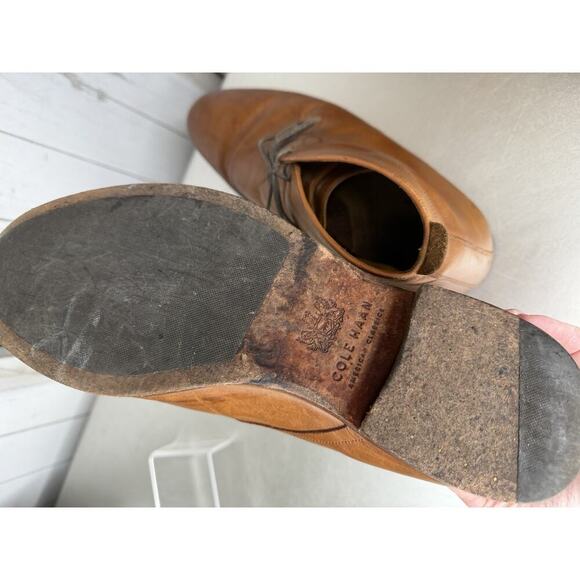 COLE HAAN GRAMERCY CHUKKA BOOT TAN Leather Size 10 main image 4